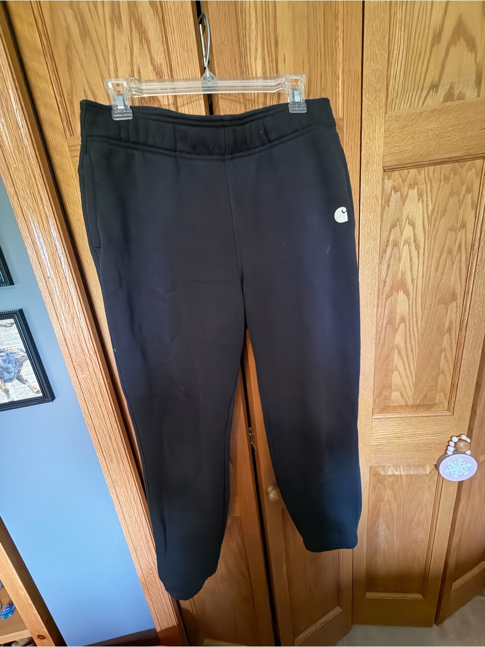 Carhartt women’s Black Logo Sweat Joggers